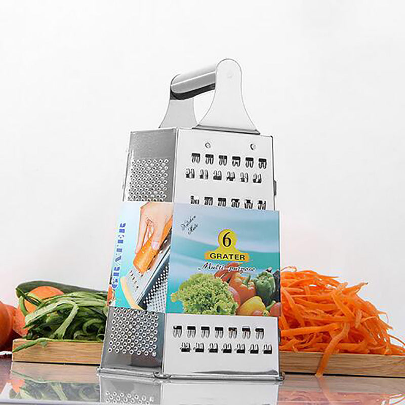 Six-sided Box Grater Stainless Steel Vegetable Cheese Multi Purpose Chopper