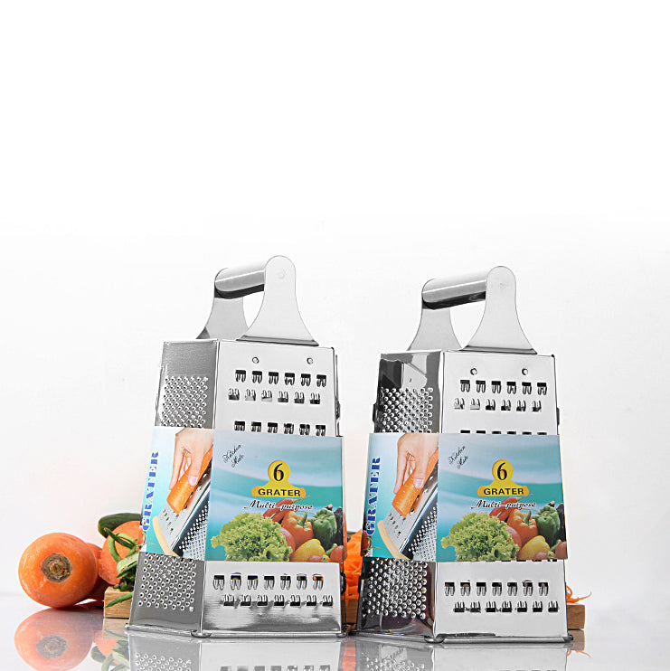 Six-sided Box Grater Stainless Steel Vegetable Cheese Multi Purpose Chopper