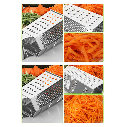 Six-sided Box Grater Stainless Steel Vegetable Cheese Multi Purpose Chopper