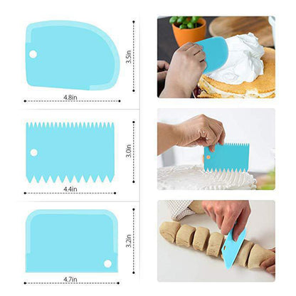 FM002 102Pcs/Set Kitchen Baking Pastry Nozzle Tips Bag Frosting Tool Dessert Cake Decorating Tools Kit (BPA Free, no FDA Certificate)