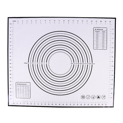 50*60cm Food-grade Silicone Baking Mat Reusable Kitchen Rolling Dough Mat Non-stick Oven Pastry Tool (BPA-free, No FDA Certificate)