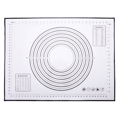 60cmx80cm Silicone Baking Mat Measurement Scale Knead Dough Kitchen Cake Pad (BPA-free, No FDA Certificate)