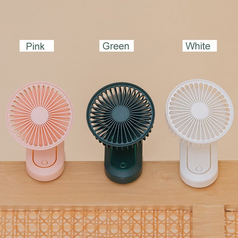 DR01 Clip-on Folding Rotating Fan USB Rechargeable Desktop Fan