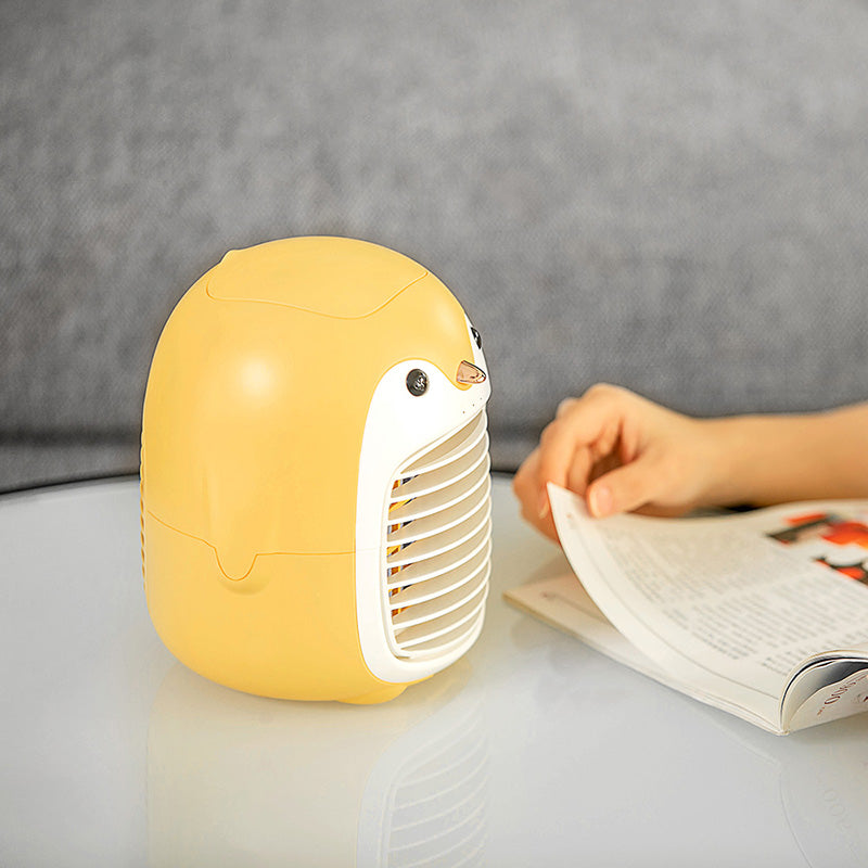 SX-HF03 Cute Penguin Shape Portable Desktop Air Cooler Air Conditioning Water Cooling Fan for Home Office