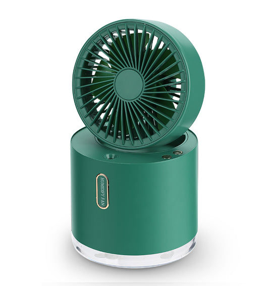 D27 2 Generation Foldable Desktop Humidifier Cooling Fan Water Spray Mist Air Cooler for Office Home