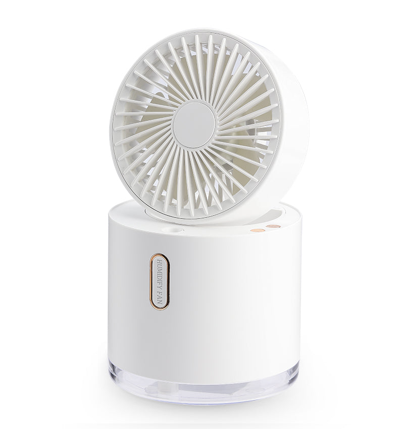 D27 2 Generation Foldable Desktop Humidifier Cooling Fan Water Spray Mist Air Cooler for Office Home