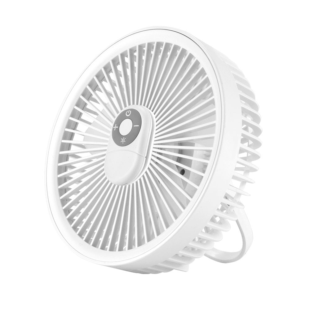 Q5 LJQ-131 4000mAh Remote Control Version - USB Desktop Fan for Outdoor Camping Hanging Fan