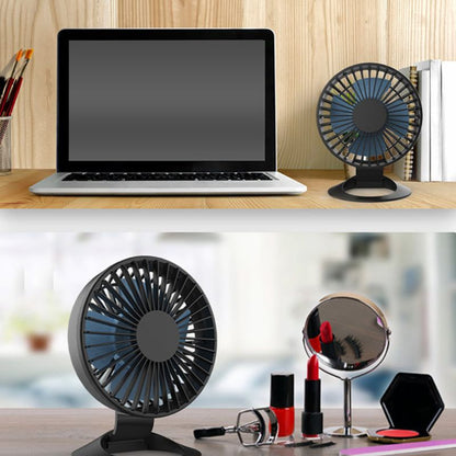 USB Plug-in - Mini Low-Noise Desktop Fan Knob-Adjustment Fan for Home/Office/Bedroom