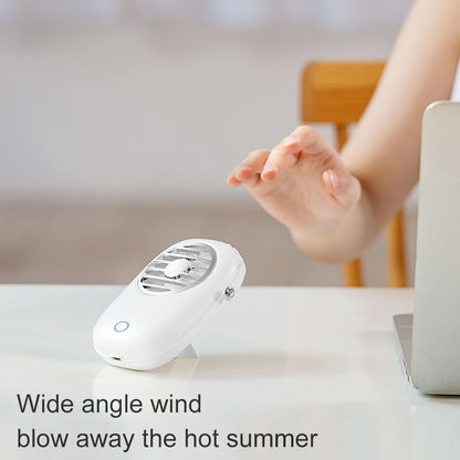 616 Portable USB Charging Mini Cooling Fan Summer Desktop/Handheld Fan Cooler with Neck Strap