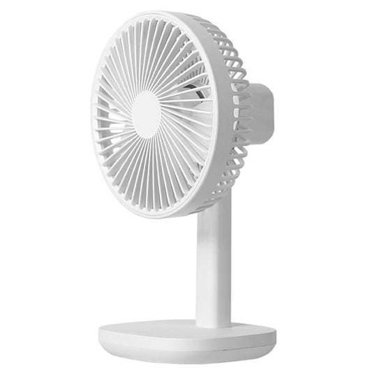 F6 4000mAh Oscillating Standing Desktop Fan 3-Speed Table Fan Mini Personal Fan for Home/Office/Bedroom