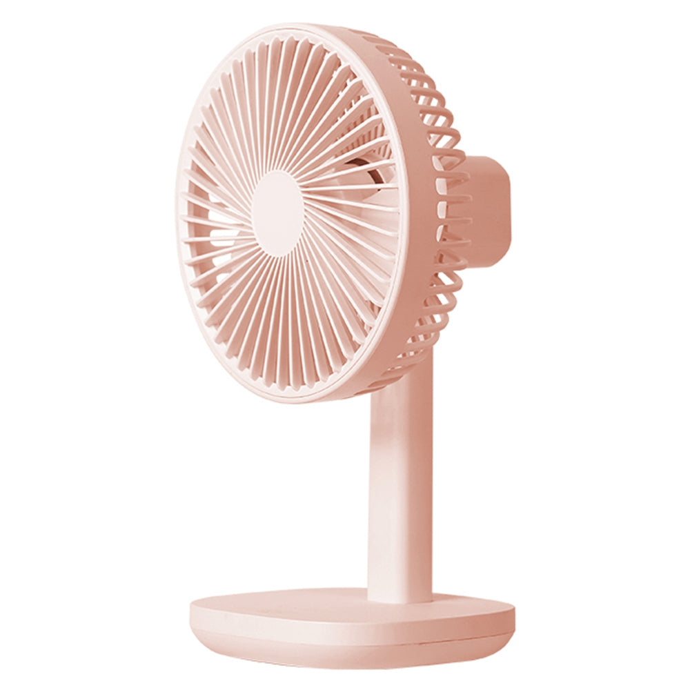 F6 4000mAh Oscillating Standing Desktop Fan 3-Speed Table Fan Mini Personal Fan for Home/Office/Bedroom