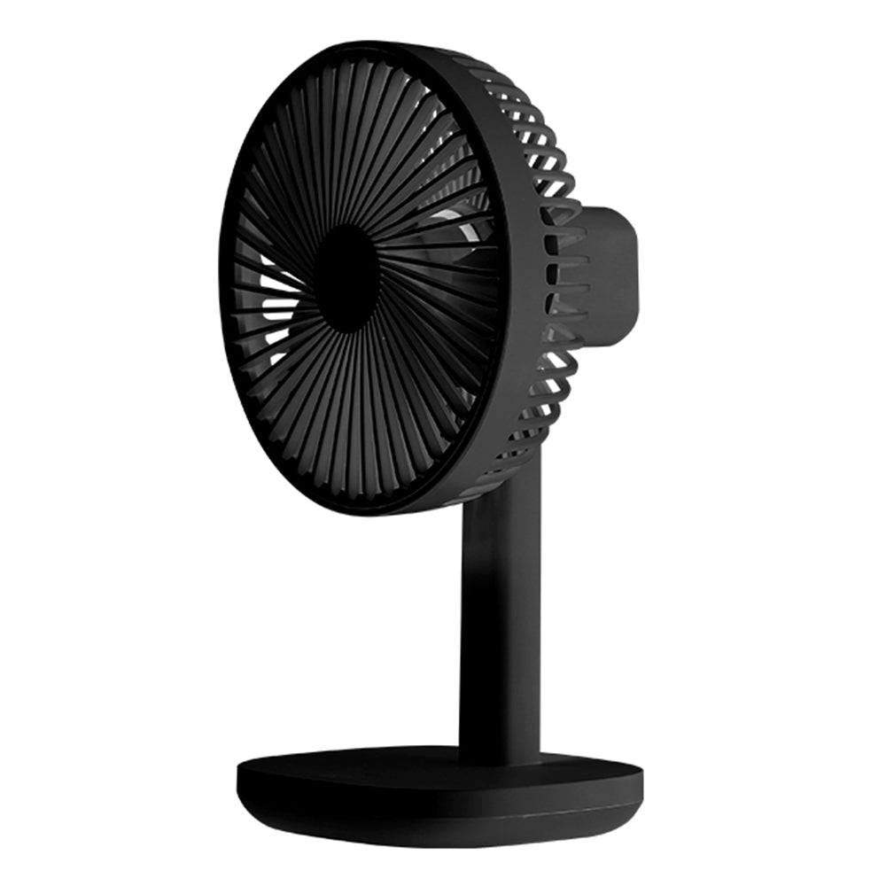 F6 4000mAh Oscillating Standing Desktop Fan 3-Speed Table Fan Mini Personal Fan for Home/Office/Bedroom