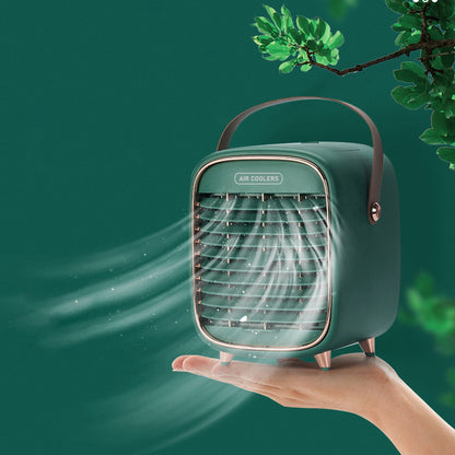 YX-Y3 240ml 2000mAh Portable Mini Desktop Air Cooler Mist Maker Fan Ventilator Combinations Fan Humidifier Sprayer Fan for Home/Office/Bedroom