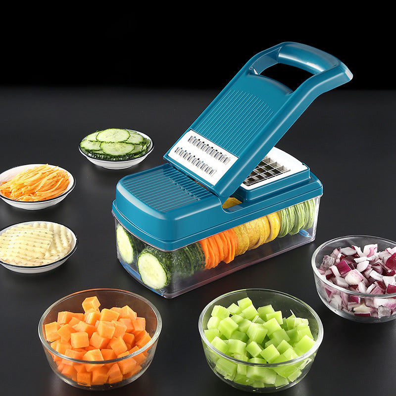 Multifunction Kitchen Potato Shredding Slicing Vegetable Cutting Shredder Grater Slicer Diced Vegetable Cutter BPA Free No FDA Certification