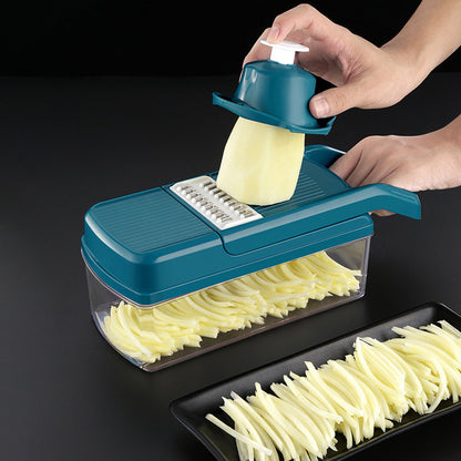 Multifunction Kitchen Potato Shredding Slicing Vegetable Cutting Shredder Grater Slicer Diced Vegetable Cutter BPA Free No FDA Certification