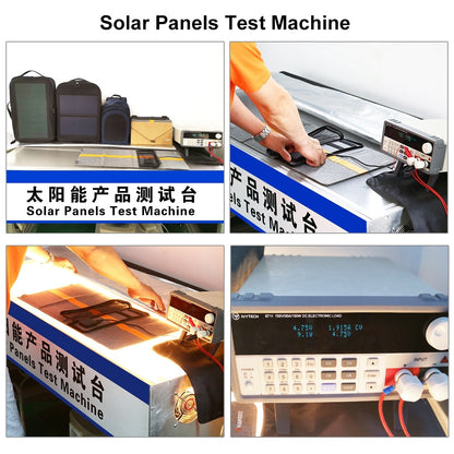 HAWEEL HWL2752 Large Size 150W 12-Panel ETFE Solar Panel Charger 5V/4.8A Max USB + DC Port Travel Solar Charger