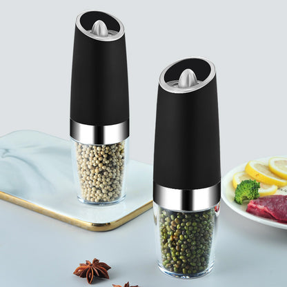 Gravity Sensing Electric Pepper Grinder Kitchen Salt Pepper Spice Graining Tool (BPA Free, No FDA Certificate)