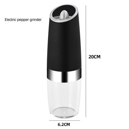 Gravity Sensing Electric Pepper Grinder Kitchen Salt Pepper Spice Graining Tool (BPA Free, No FDA Certificate)