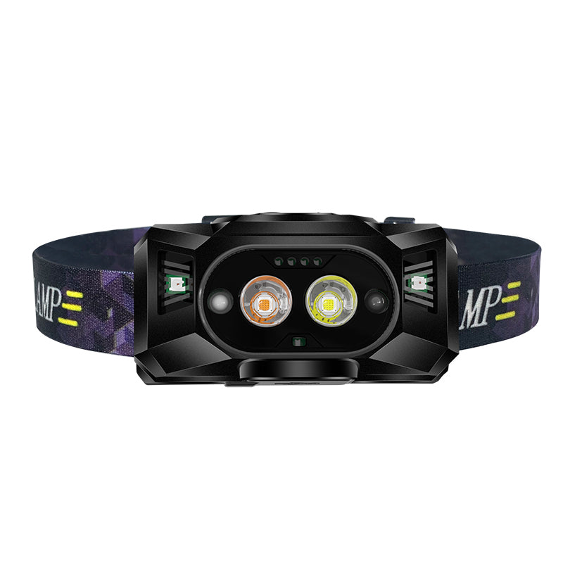 609 Wave Feeling LED Head Light XPG High Light 3 Modes Night Fishing Flashlight Headlamp Power Bank