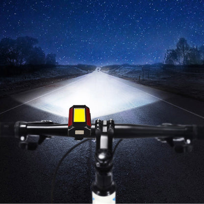 K011 Bike Light Front USB Rechargeable Bicycle Headlight COB LED Power Bank Emergency Lantern Car Repair Work Lights