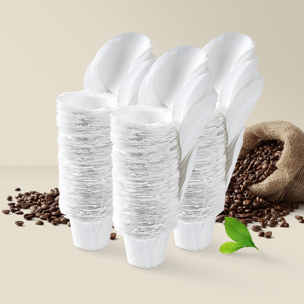 4PCS Reusable K Cup Coffee Filter Pods+ 50PCS Disposable Paper Coffee Filter with Lid for Keurig (No FDA Certification, BPA-free)