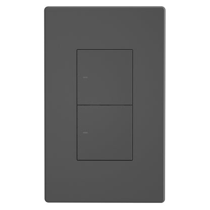 SONOFF M5-2C-120 Smart Wi-Fi Wall Switch Touch Light Switch 2-Gang Works with Alexa/Google Home/Alice/Siri Shortcuts - US Plug