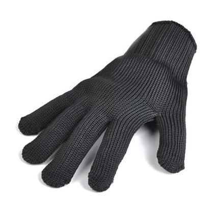 MH-F105 1 Pair Polyester+Steel Wire 5-Level Cut-Resistant Gloves Hand Protection Full-finger Gloves