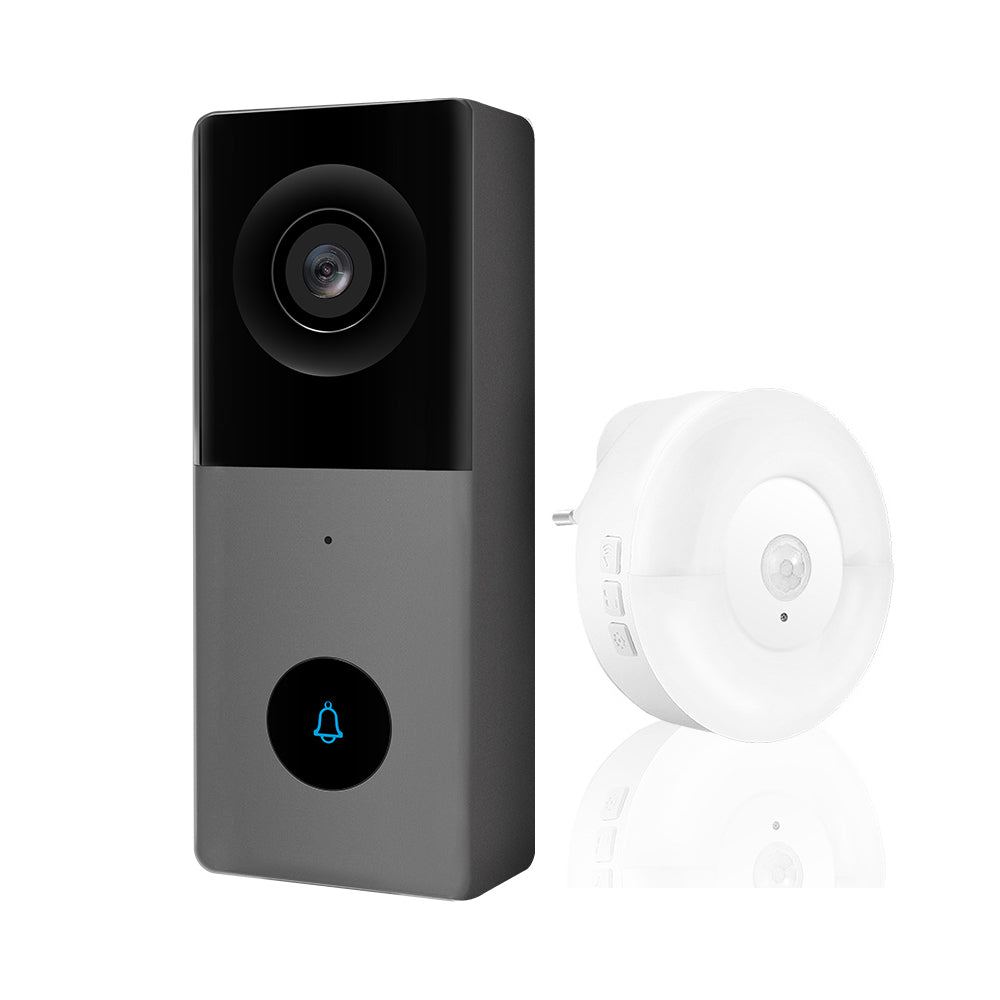 YIROKA WF006A-718 IR Night Vision Video Doorbell Motion Detection Tuya Smart App WiFi 1080P HD Two Way Audio Doorbell Security Camera