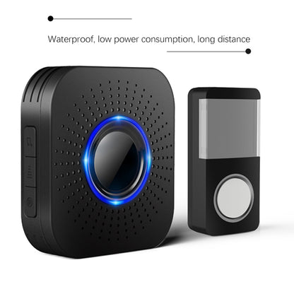 D-638 Waterproof Wireless Doorbell Household Long Distance Door Bell with Multiple Music/4 Volume Level