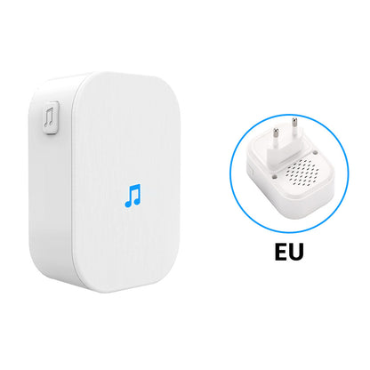 433MHz Plug-in Chime Wireless Video Doorbell Adjustable Volume Music Selection Ding-Dong Door Bell