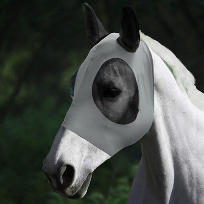 MMZ-001 Horse Fly Mask Comfortable Stretchy Elastic Horse Face Cover Anti-mosquito Eye Protection Horse Face Mask