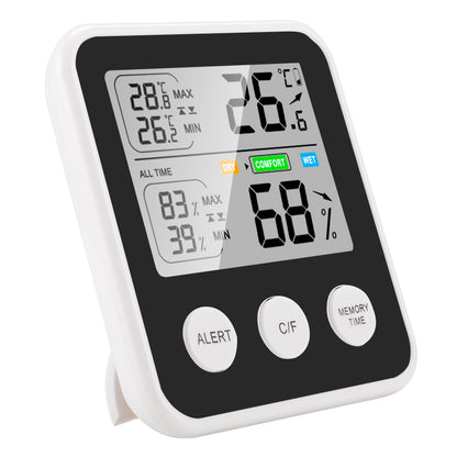 TS-9909 High Precision Digital Display Hygrometer Thermometer Indoor Temperature and Humidity Meter