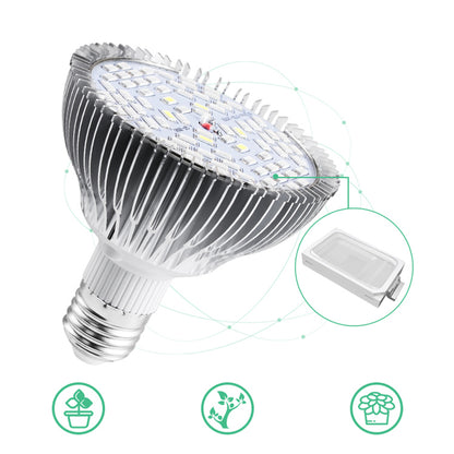 78 LEDs E27 Phytolamp Indoor Plant LED Grow Light with 5730 LED Chips Full Spectrum Grow Bulb