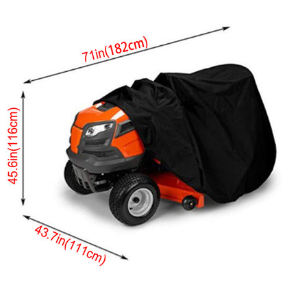 Garden Tractor Cover Waterproof Dustproof UV Protection Lawn Mower Cover, Size: L/182*111*116cm