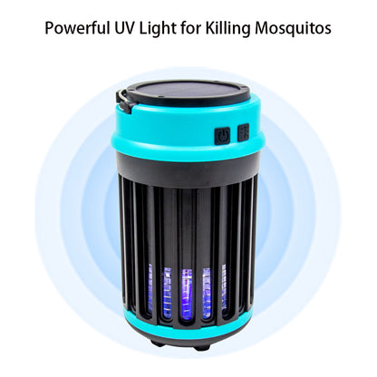 5861T Portable Solar USB Charge Mosquito Killer Lamp Electric LED Insect Fly Bug Trap Light