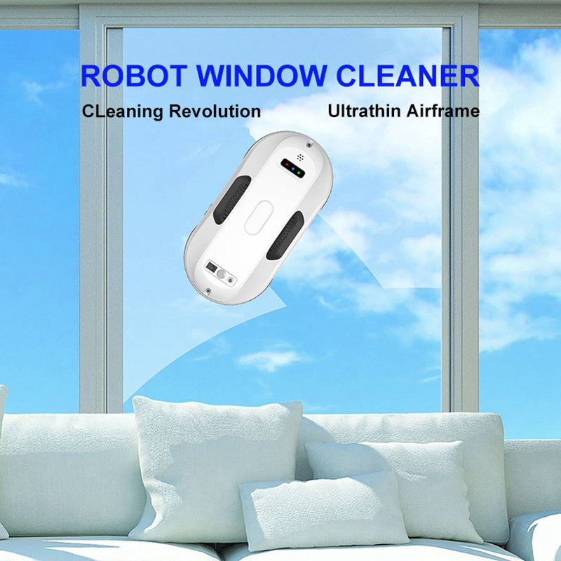 BO-698 Automatic Smart Glass Cleaner Robot Vacuum Window Vacuum Cleaner with Round Cleaning Cloth