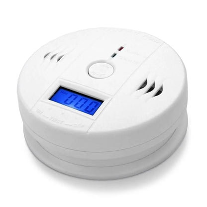 CO999 Carbon Monoxide Alarm Detector Replaceable Battery-Operated CO Alarm Detector with LCD Display for Home School Office (battery not included)