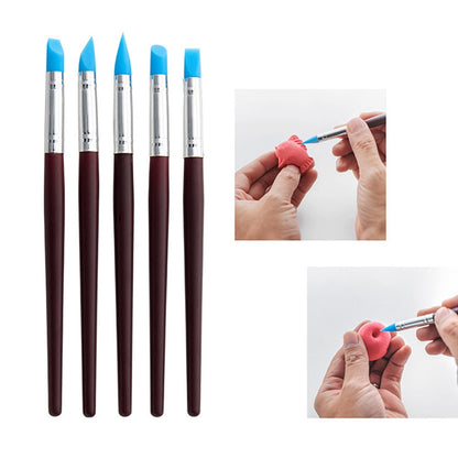 20122518 18PCS Pottery Tools Set Stone Plastic Clay Carving Knives Toys DIY Tools Dotting Pen