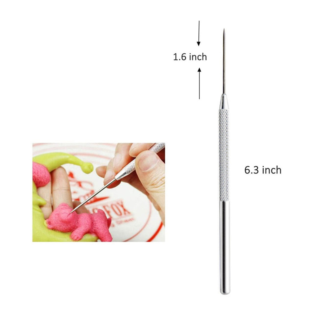 21072801 Polymer Clay Modeling Needle Tool Candle Making Ceramic Craft Detailing Needle