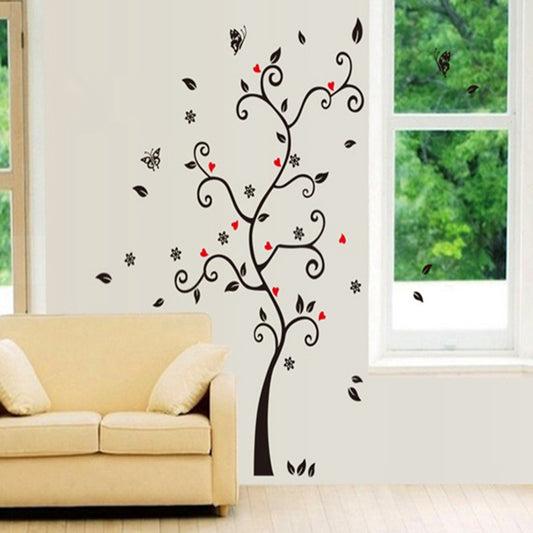 AY6031 PVC Wall Sticker Photo Frame Tree Design Living Room Bedroom Romantic Decoration Decal