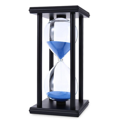 45 Minutes Sand Clock 4 Wooden Frames Sand Watch Mini Vintage Sandglass Timer