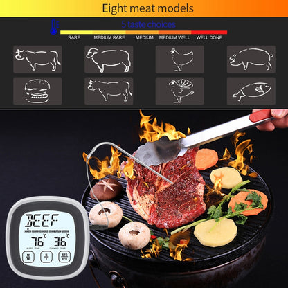 TS-BN53 Wireless Touch Screen Kitchen BBQ Thermometer Electronic Food Meat Temperature Measurement Tool (BPA Free, FDA Certificated)