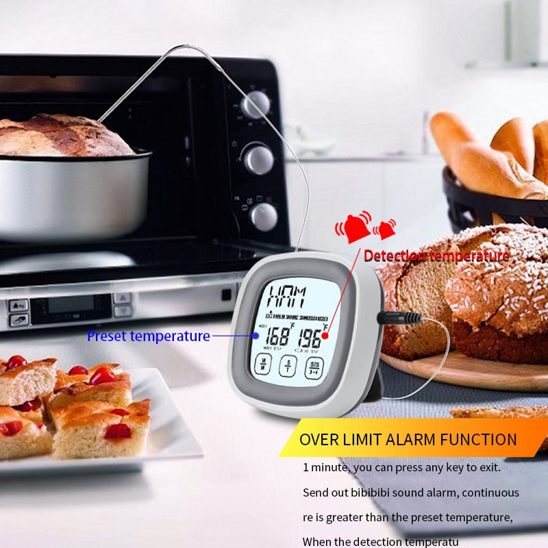 TS-BN53 Wireless Touch Screen Kitchen BBQ Thermometer Electronic Food Meat Temperature Measurement Tool (BPA Free, FDA Certificated)