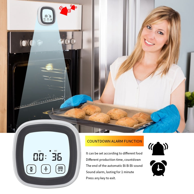 TS-BN53 Wireless Touch Screen Kitchen BBQ Thermometer Electronic Food Meat Temperature Measurement Tool (BPA Free, FDA Certificated)