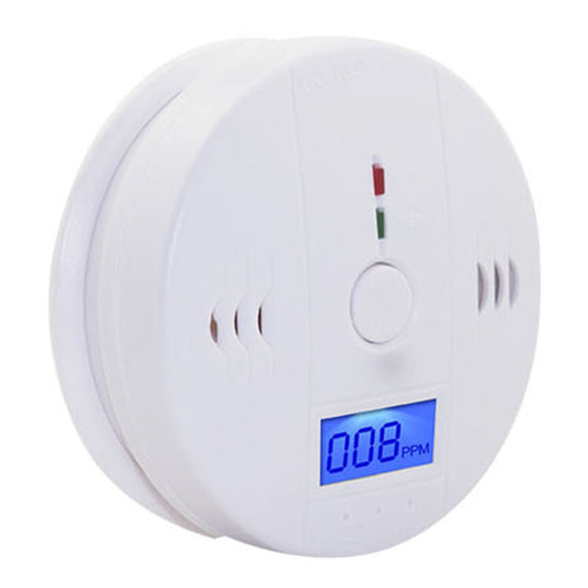 XY-602 Accurate Carbon Monoxide Detector Battery Powered CO Poisonous Toxic Gas Sensor Monitor with LCD Display Easy to Read (English Version)