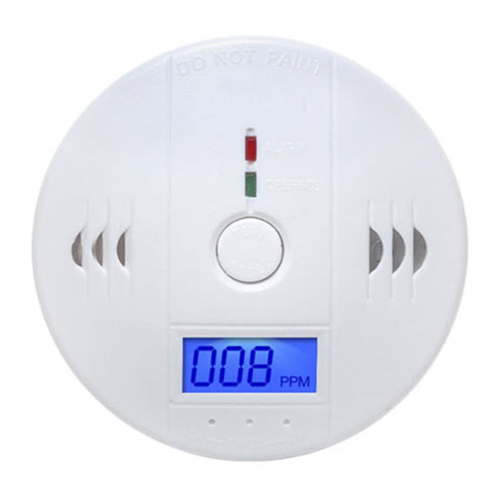 XY-602 Accurate Carbon Monoxide Detector Battery Powered CO Poisonous Toxic Gas Sensor Monitor with LCD Display Easy to Read (English Version)