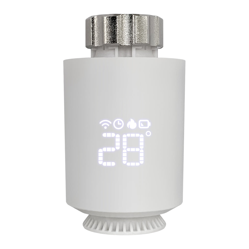 TRV06 Tuya Zigbee Smart Heater Valve Intelligent Thermostat Valve with Child Lock Function Support APP / Voice Control