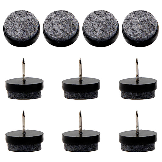 10Pcs / Set 22mm Chair Table Furniture Leg Bottom Feet Pad Noise Reduction Floor Protector Nail