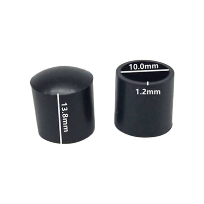 40Pcs 10mm Round Non-Slip Chair Leg End Cap, PVC Furniture Leg Covers Floor Protector Pads Reduce Noise Table Feet Cap