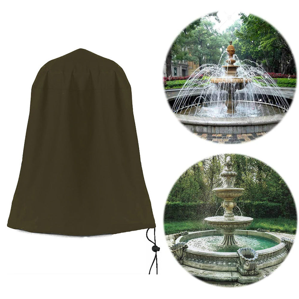 KG0119 Garden Fountain Dust Cover Waterproof Cover Outdoor Sculpture Statue Cover Protector